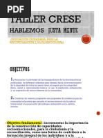 Taller CRESE (Justamente) PTA FI 3.0 Chia