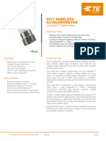 8911 Wireless Accelerometer Data Sheet