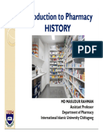 History of Pharmacy