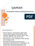 Petunjuk MENERJEMAH New