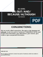 A2 Comparative and Conjuctions