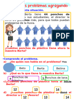 Ficha Resolvemos Problemas Agregando (Cambio1) Maestra Janet