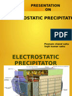 " Electrostatic Precipitator": Presentation ON