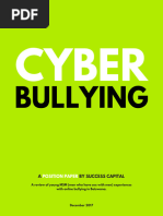 Cyber Bullying Position Paper