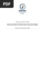 Values Integration in Teaching Different Subjects in Public Secondary Schools in Pililla Rizal Basis For Action Plan Development PDF