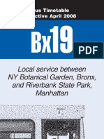 Local Service Between NY Botanical Garden, Bronx, and Riverbank State Park, Manhattan