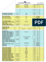 Stationary Inventory