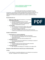 Caso Clínico en Aula Semana 9, 10, 11, 12, 13, 14