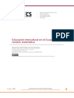 Educación Intercultural en El Ecuador: Una Revisión Sistemática