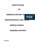 Constitution of Kankoko Bataka Burema