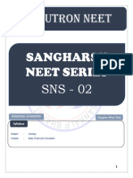 Body Fluids and Circulation SNS 02 (Chapter Wise Test) - 962 - 1723075667475