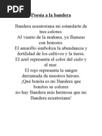 Poesía A La Bandera