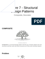 Lecture 7 - Structural Design Patterns (Composite, Decorator)