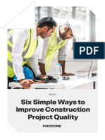 Six Essential Strategies To Elevate Construction Project Quality