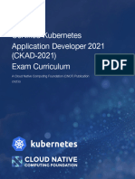 CKAD-2021 Curriculum Coming Q3 2021