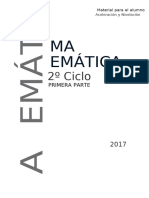 Matemática. 2º Ciclo. Primera Parte. Material para El Alumno 4 Grado