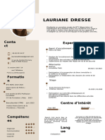 White and Beige Minimalist Graphic Designer Professional CV Resume 2