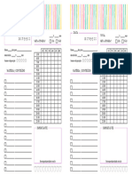 Planner de Estudos Grátis Foco Na Produtividade Colorido Com Horário