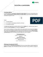 Vod Corrente Eletrica, Lei de Ohm e Resistividade 2d654