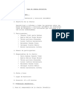 Comparto ' CHARLA EDUCATIVA ALIMENTACION Y NUTRICION' II B