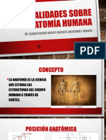 Generalidades Sobre Anatomía Humana