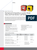 Flameproof & Hazardous Location Break Glass and Push Button Call Points  