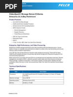 VX Storage e Series Specification Sheet en