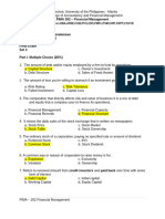 Financial Management Final Exam - Set 3