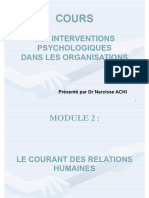 Module 2 Intervention Dans Les Organisations