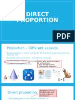 Direct-Proportion POWERPOINT