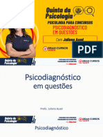 Quinta Da Psicologia - Psicologia para Concursos Psicodiagnóstico em Questões