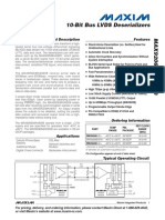 10-Bit Bus LVDS Deserializers: General Description Features