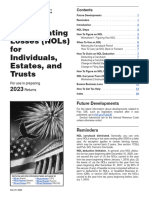 Net Operating Losses (Nols) For Individuals, Estates, and Trusts