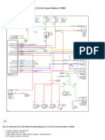 Anti-Theft - Isuzu Rodeo S 2002 - System Wiring Diagrams