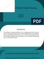 Community Mental Health Nursing