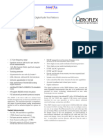 Viavi Aeroflex 3920N Radio Test Set Specification Sheet