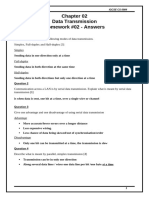 Data Transmission Homework #02 - Answers: Simplex