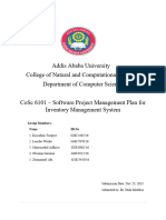 Inventory Management System SPM Plan