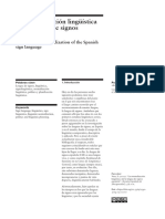 La Normalización Lingüística de La Lengua de Signos Española