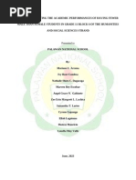 Factors Affecting The Academic Performance of Having Fewer Male Than Female Students in Grade 11 Block 6 of The Humanities and Social Sciences Strand