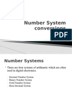 Number System Conversions Slide