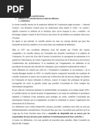 I. Généralité Sur Le Contrôle Interne 1. Définition Du Contrôle Interne Et Cadre de Référence 1.1.définitions