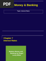 Lecture - Interest Rate