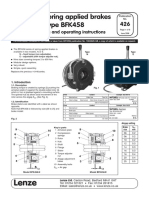 Lenze: INTORQ Spring Applied Brakes Type BFK458