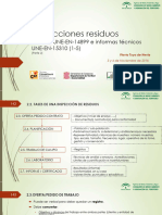 Inspecciones Residuos Norma UNE EN 14899 y UNE EN 15310 II