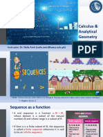 Lecture # 11 (Sequences and Introduction To Continuous Functions) SE