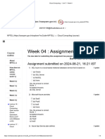 Week 04: Assignment 04: Assignment Submitted On 2024-08-21, 16:21 IST