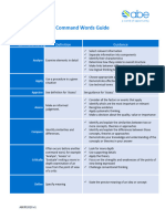 ICT IGCSE Guide To Command Words-External