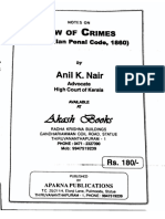 Law of Crimes (Indian Penal Code, 1860) by Anil K - 231011 - 225221