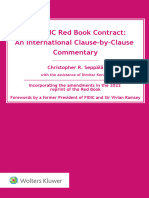 The FIDIC Red Book Contract An International Clause-By-Clause Commentary